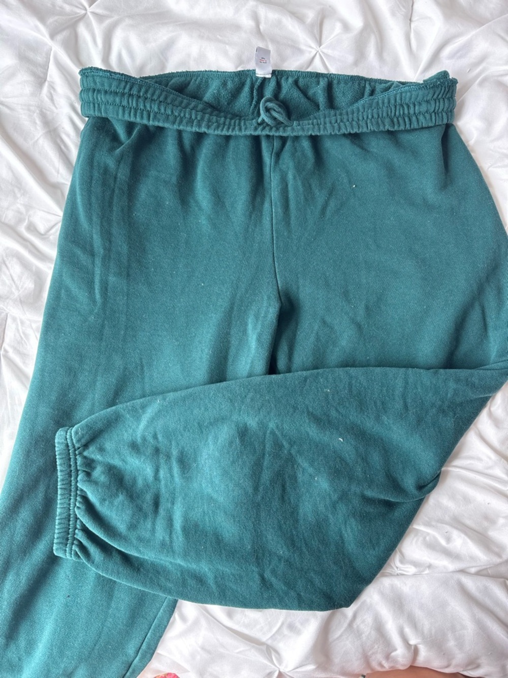 Teal Pull-On Sweatpants
